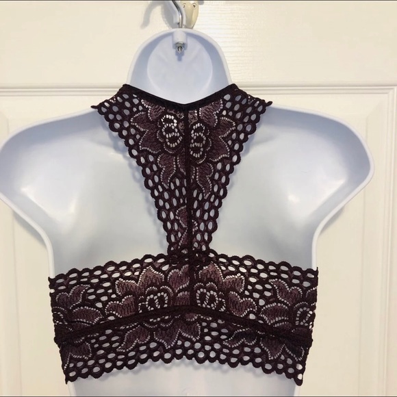 Aerie Lace Lined Floral Bralette S/P - Picture 9 of 9